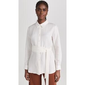 Chloe Kristyn Erin Linen Blend Blouse NWT